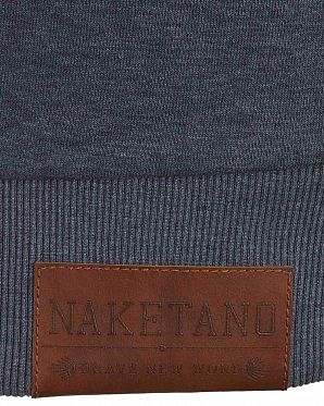 Толстовка мужская свитшот Naketano Until The Pain Starts Blue Толстовка мужская свитшот Naketano Until The Pain Starts Blue