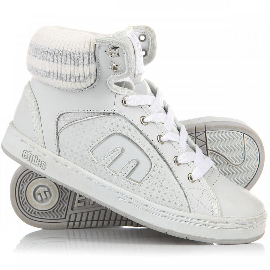 Кеды высокие женские Etnies Rocker White/Grey отзывы Кеды высокие женские Etnies Rocker White/Grey отзывы