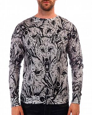 Толстовка свитшот Rum Knuckies Wolf Grey Толстовка свитшот Rum Knuckies Wolf Grey