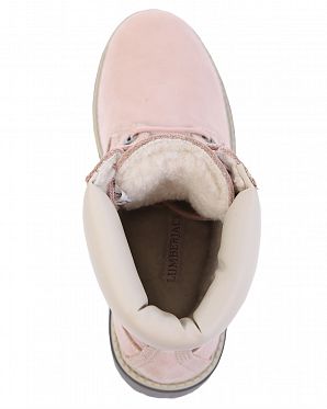 Ботинки женские кожаные на меху Lumberjack River Pink White Ботинки женские кожаные на меху Lumberjack River Pink White