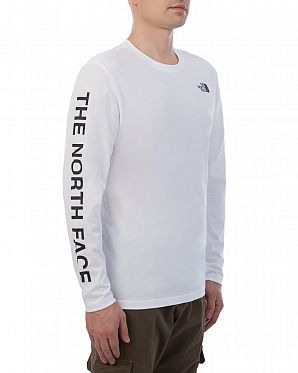 Футболка с длинным рукавом The North Face Dome Sleeve Print White Футболка с длинным рукавом The North Face Dome Sleeve Print White