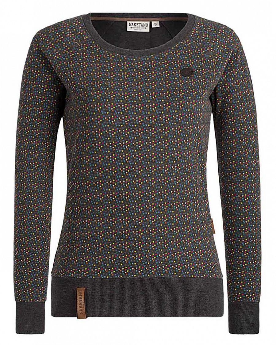 Толстовка женская свитшот Naketano Made in Gina Crazy Love Anthracite отзывы Толстовка женская свитшот Naketano Made in Gina Crazy Love Anthracite отзывы