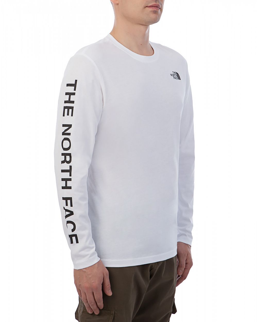 The North Face Dome Sleeve Print White
