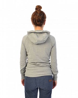 Лонгслив женский с капюшоном Naketano Mandy Gun Smoke Grey Лонгслив женский с капюшоном Naketano Mandy Gun Smoke Grey