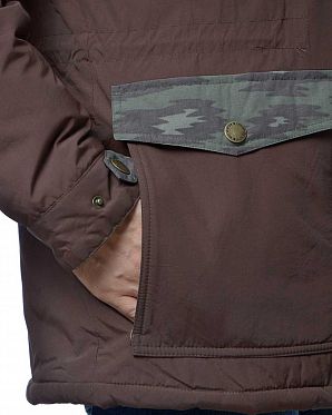 Куртка водоотталкивающая демисезонная Iriedaily Insulaner Chocolate