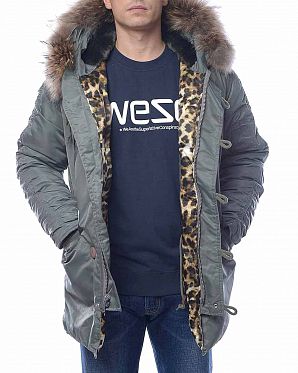 Пуховик водонепроницаемый на гусином пуху Корея NudeBones Olive Пуховик водонепроницаемый на гусином пуху Корея NudeBones Olive