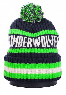 Шапка с помпоном на флисе '47 Brand NBA Minnesota Timberwolves Navy Green Шапка с помпоном на флисе '47 Brand NBA Minnesota Timberwolves Navy Green