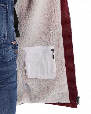 Куртка женская водоотталкивающая на меху Makia Raglan Jacket Cordovan