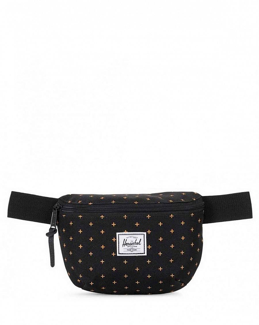 Сумка поясная Herschel Fourteen Black Gridlock Gold отзывы