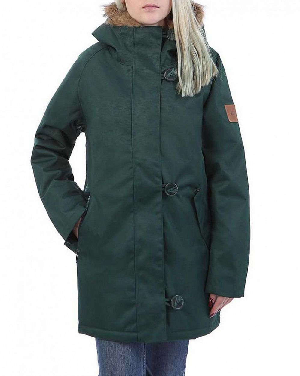 Куртка женская водонепроницаемая на меху Makia Raglan Jacket Green отзывы