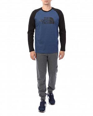 Футболка с длинным рукавом The North Face T-Shirt Black Navy Футболка с длинным рукавом The North Face T-Shirt Black Navy