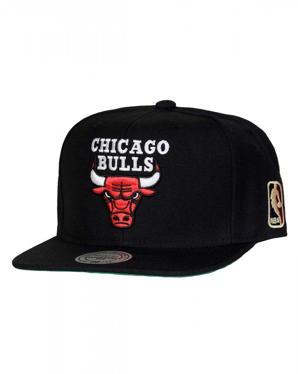 Бейсболка с прямым козырьком Mitchell and Ness WOOL SOLID 2 Chicago Bulls Black отзывы