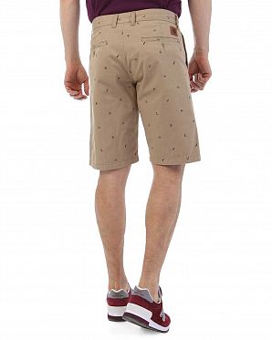 Шорты бермуды Johnson Short Dexter Cotton Twill Leather Blue Шорты бермуды Johnson Short Dexter Cotton Twill Leather Blue