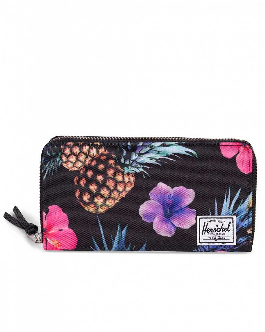 Кошелек на молнии Herschel Thomas RFID Black Pineapple отзывы