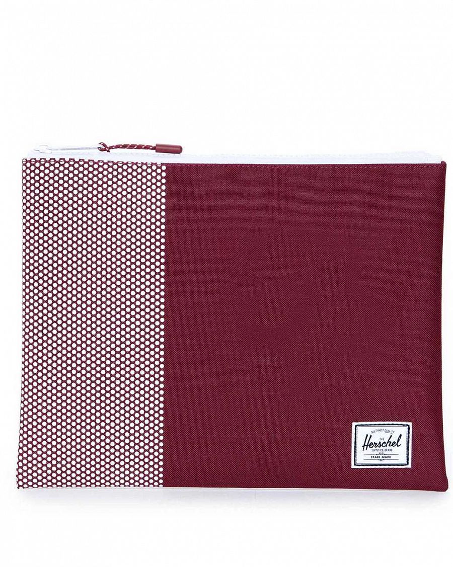 Папка Чехол Herschel Network Large wine micro polka dot отзывы