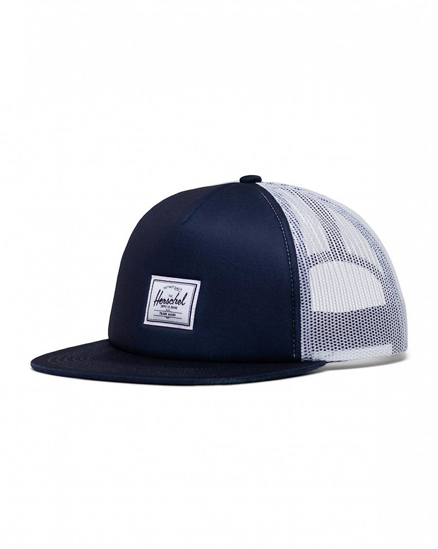 Бейсболка летняя с прямым козырьком Herschel Supply Co Whaler Mesh Peacoat отзывы Бейсболка летняя с прямым козырьком Herschel Supply Co Whaler Mesh Peacoat отзывы