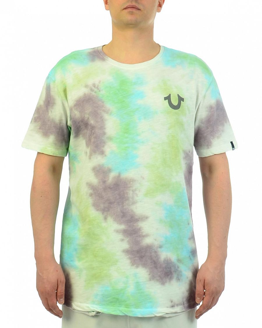 Футболка мужская True Religion Batik Castle Rock Tee Multicolor Tie Dye отзывы