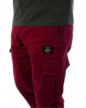 Джоггеры мужские зимние карго Cool Penguin JMP 1713W Red Wine