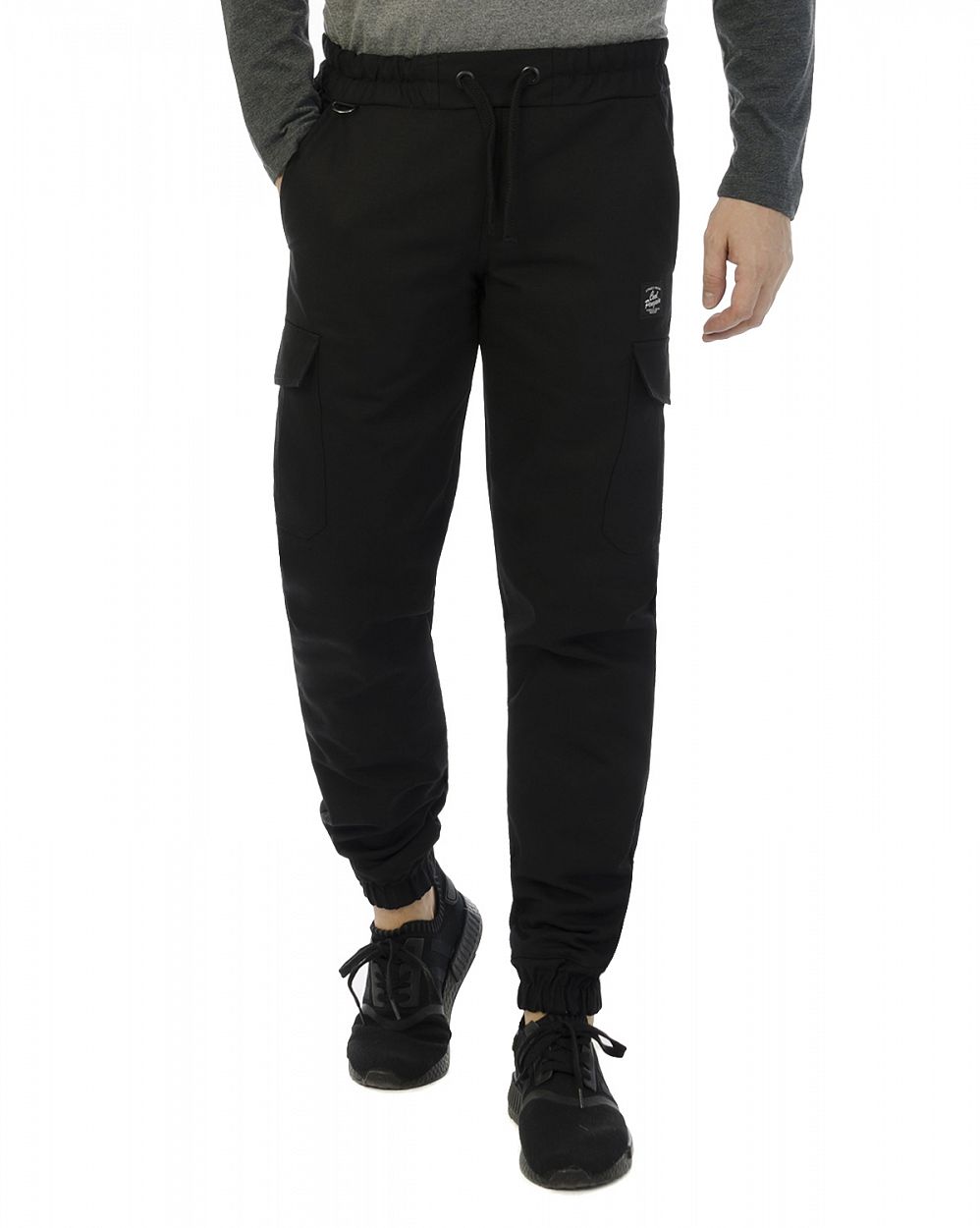 Джоггеры мужские с карманами зимние на флисе водоотталкивающие Cool Penguin JMC 1713W Black отзывы