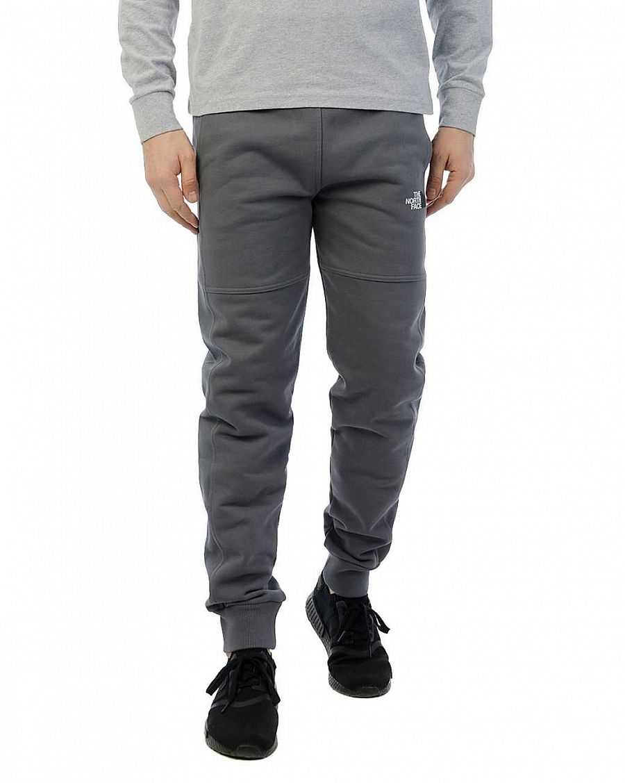 grey north face track pants