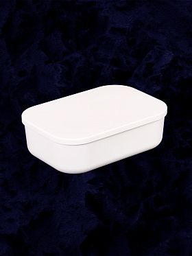 Контейнер АЛИ ЧАЙНА с крышкой SH179, 14 L, Малый Низкий Белый