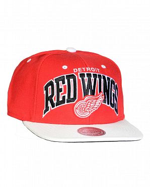 Бейсболка с прямым козырьком Mitchell and Ness OFFISDE Detroit Red Wings Red