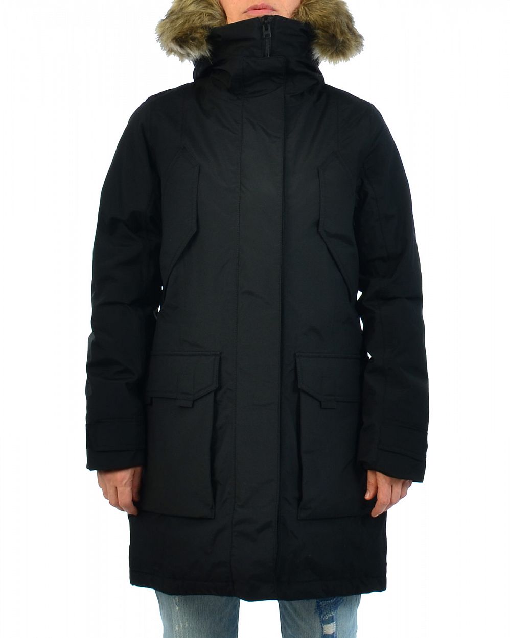 Парка женская зимняя водонепроницаемая Швеция Didriksons Parka Tekla Black отзывы