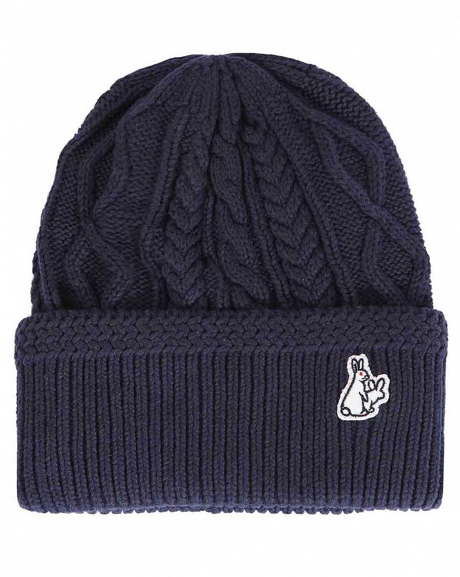 Шапка вязанная с подворотом FR2 Rib Stitch Made in Japan Navy отзывы