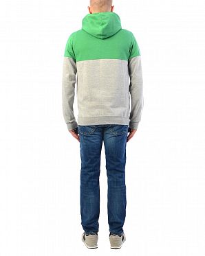 Толстовка мужская с капюшоном Iriedaily Hipster Block Green