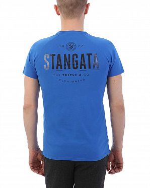 Футболки  мужская Stangata Slim Blue
