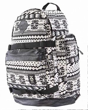 Рюкзак тканевый водостойкий с отделом для 13 ноутбука Obey Propaganda Submarine White Black Рюкзак тканевый водостойкий с отделом для 13 ноутбука Obey Propaganda Submarine White Black