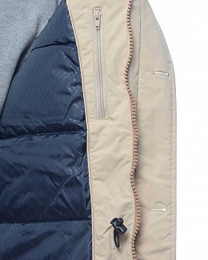 Пуховик мужской зимний водоотталкивающий Elvine Corby Light Khaki