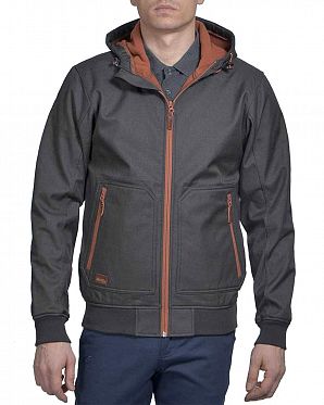 Ветровка водоотталкивающая на флисе Iriedaily Sober 2 Jacket Brown