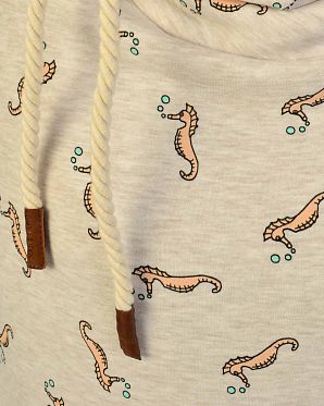 Толстовка женская с капюшоном Германия Naketano Forest Hemp Oma Mel Толстовка женская с капюшоном Германия Naketano Forest Hemp Oma Mel