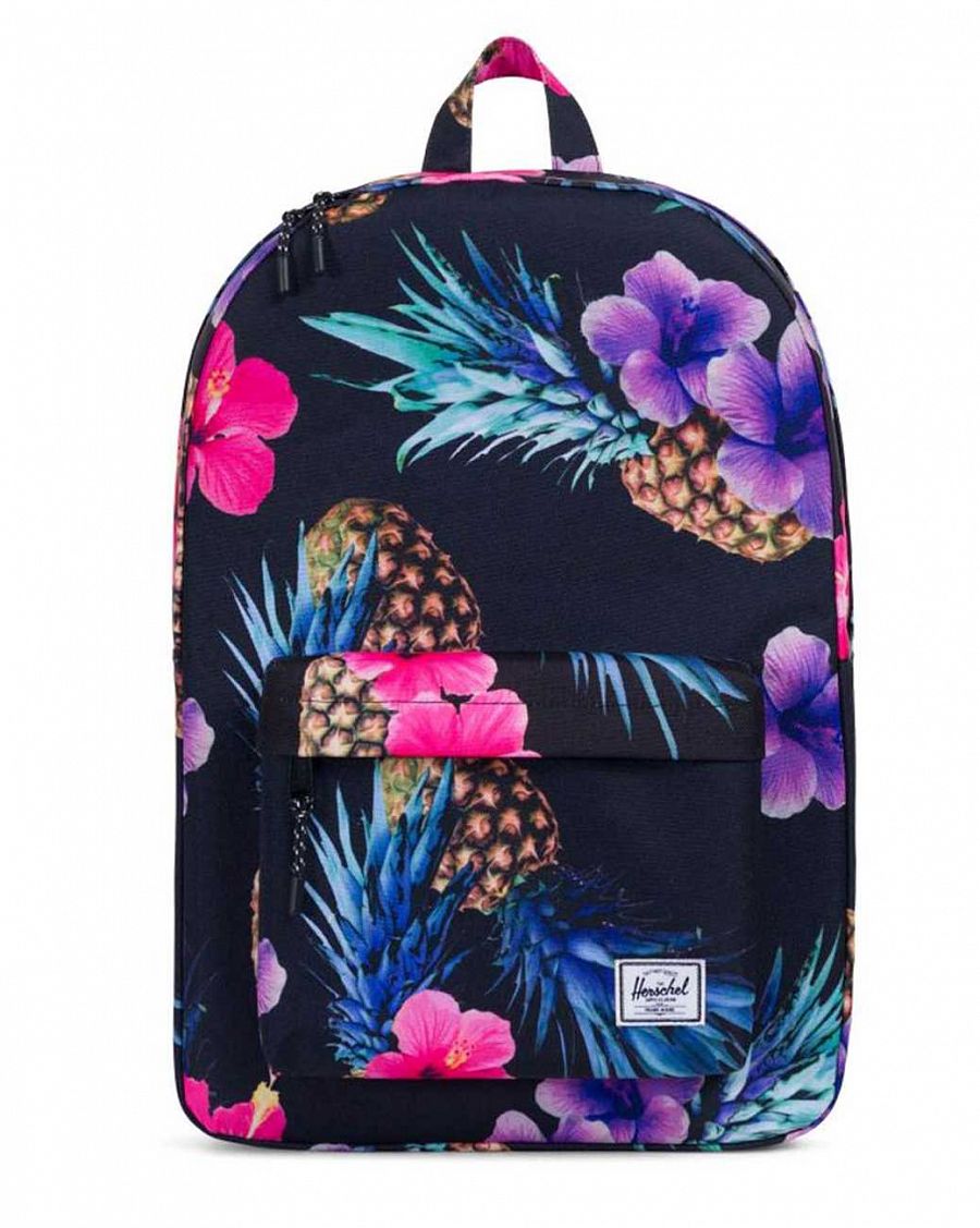 Рюкзак водоотталкивающий универсальный Herschel Classic Black Pineapple отзывы