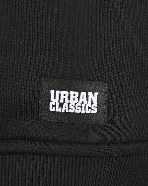Толстовка мужская с капюшоном Urban Classics 80's Hoody Black Толстовка мужская с капюшоном Urban Classics 80's Hoody Black