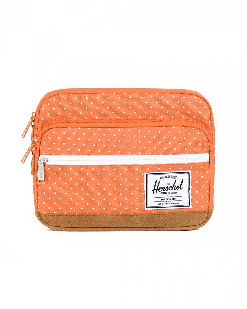 Чехол органайзер водоотталкивающий Herschel Pop Quiz iPad Orange Polka отзывы