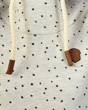 Толстовка женская с капюшоном Naketano Put the D on me II Amazing Grey Mel Толстовка женская с капюшоном Naketano Put the D on me II Amazing Grey Mel