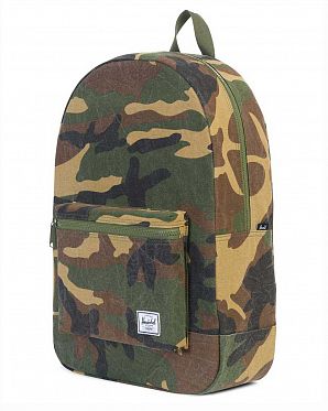 Рюкзак тканевый из толстого хлопка Herschel Packable Daypack Woodland Рюкзак тканевый из толстого хлопка Herschel Packable Daypack Woodland