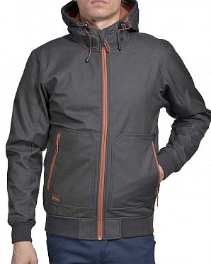 Ветровка водоотталкивающая на флисе Iriedaily Sober 2 Jacket Brown