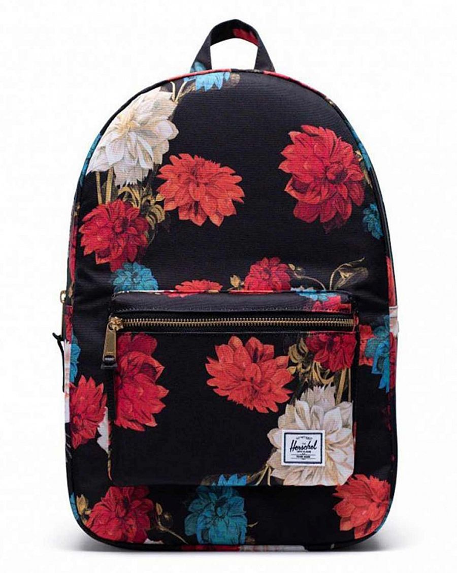 Рюкзак водоотталкивающий с отделом для 15 ноутбука Herschel Settlement Vintage Floral Black отзывы