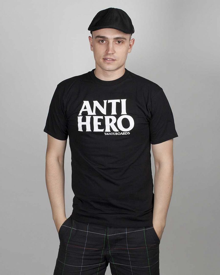 Футболка Anti-hero S/S Blackhero Black/white отзывы