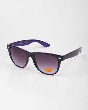 Очки Sunglasses Classic Wayfarer Two-Tone Black Solid Purple Очки Sunglasses Classic Wayfarer Two-Tone Black Solid Purple