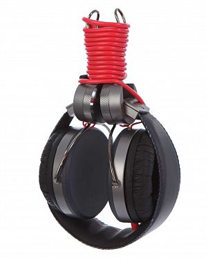 Наушники с микрофоном проводные складные WeSC Banjar On Ear Headphones Dark Shadow