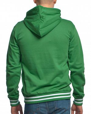 Толстовка мужская с капюшоном и карманом WeSC Icon Green