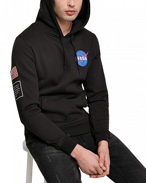 Толстовка мужская с капюшоном Urban Classics Black Толстовка мужская с капюшоном Urban Classics Black