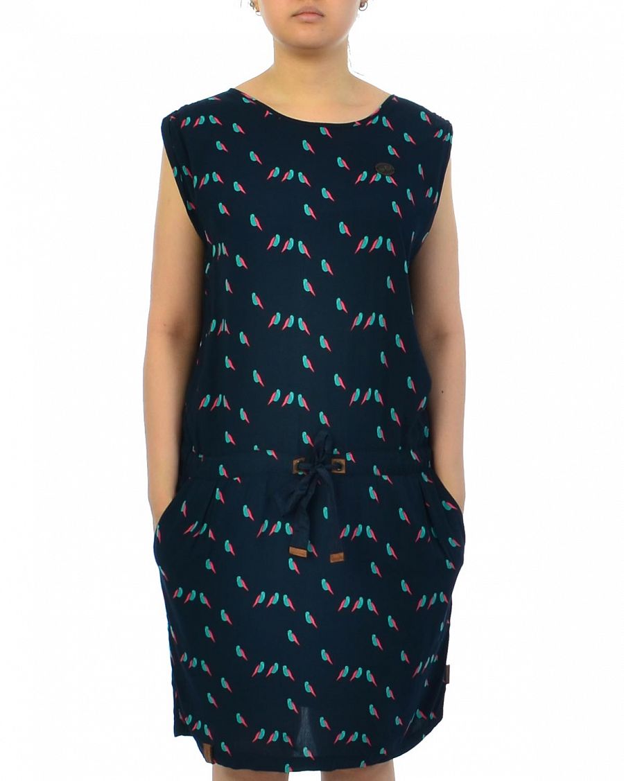 Платье женское короткий рукав и карманами Naketano Kleider Machen Braute Birds XXIII отзывы
