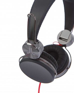 Наушники с микрофоном проводные складные WeSC Banjar On Ear Headphones Dark Shadow