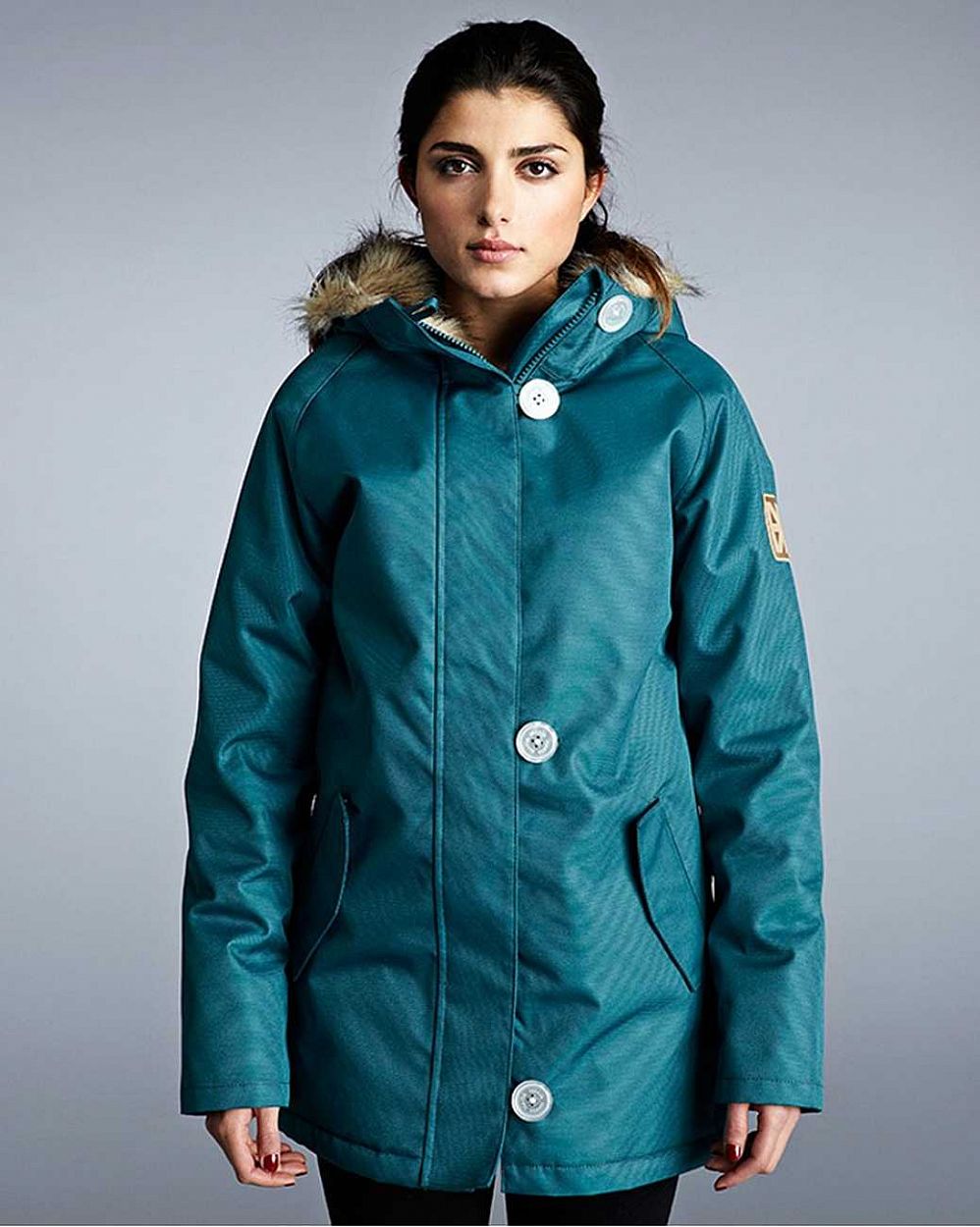 Куртка женская водонепроницаемая на меху Makia Raglan Jacket Sea отзывы