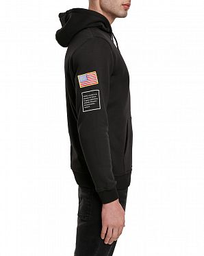 Толстовка мужская с капюшоном Urban Classics Black Толстовка мужская с капюшоном Urban Classics Black